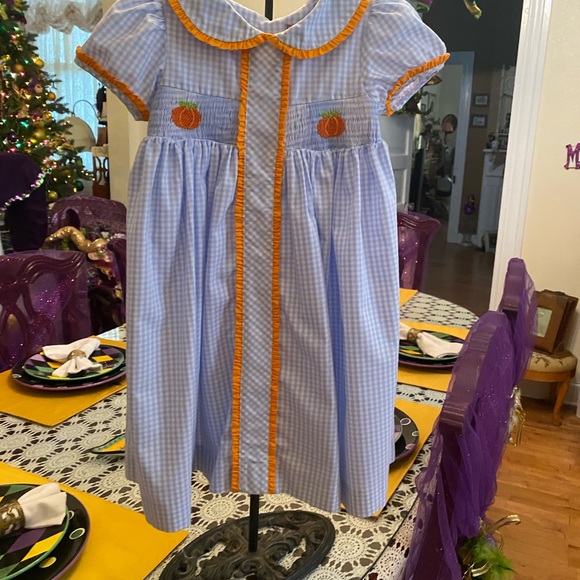 Bella Mia Kids Smocked Toddler Girls Dress size 4T - Picture 12 of 16